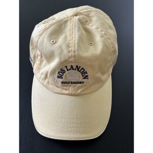 Bos Landen Golf Resort Strapback Golf Hat American Dry Goods Yellow